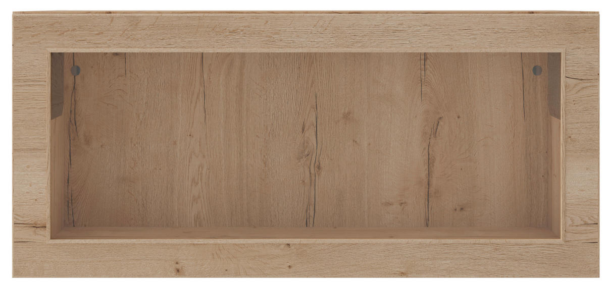 HÄNGESCHRANK 80/36/35 cm  - Eichefarben, MODERN, Glas/Holzwerkstoff (80/36/35cm) - Celina Home