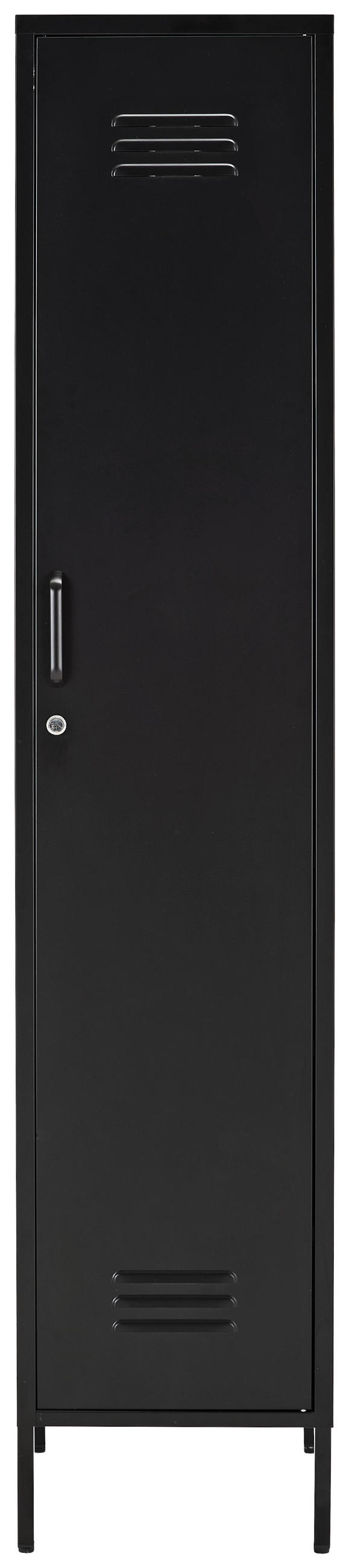 HIGHBOARD  30/185/46 cm  - Schwarz, Design, Metall (30/185/46cm) - MID.YOU