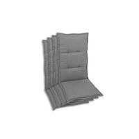 SESSELAUFLAGENSET Uni  - Grau, Basics, Textil (50/7/110cm)