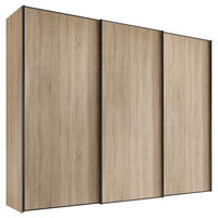 FÜGGESZTETT TOLÓAJTÓS SZEKRÉN Sonoma tölgy  - grafitszürke/Sonoma tölgy, Design, faalapú anyag/fém (280/240/68cm) - Moderano