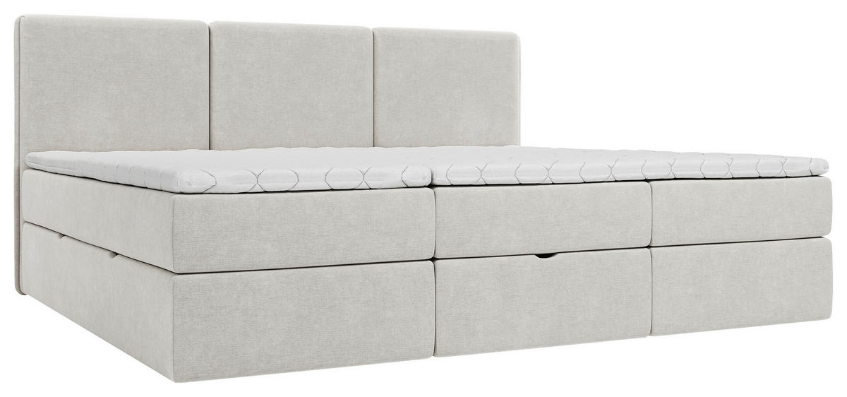 FAMILIENBETT - Schwarz/Grau, MODERN, Holz/Kunststoff (210/200cm) - MID.YOU