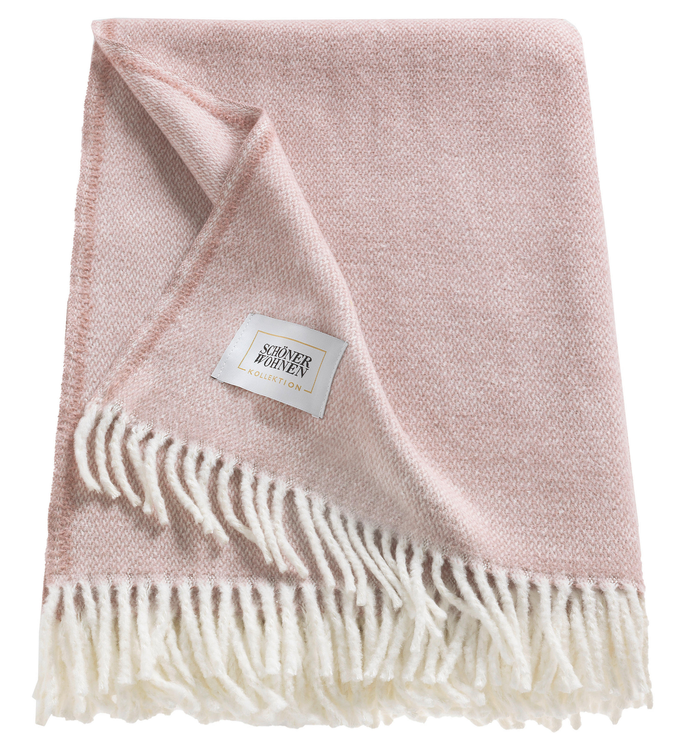 PLAID Relax  - Creme/Altrosa, Konventionell, Textil (140/200cm) - Schöner Wohnen