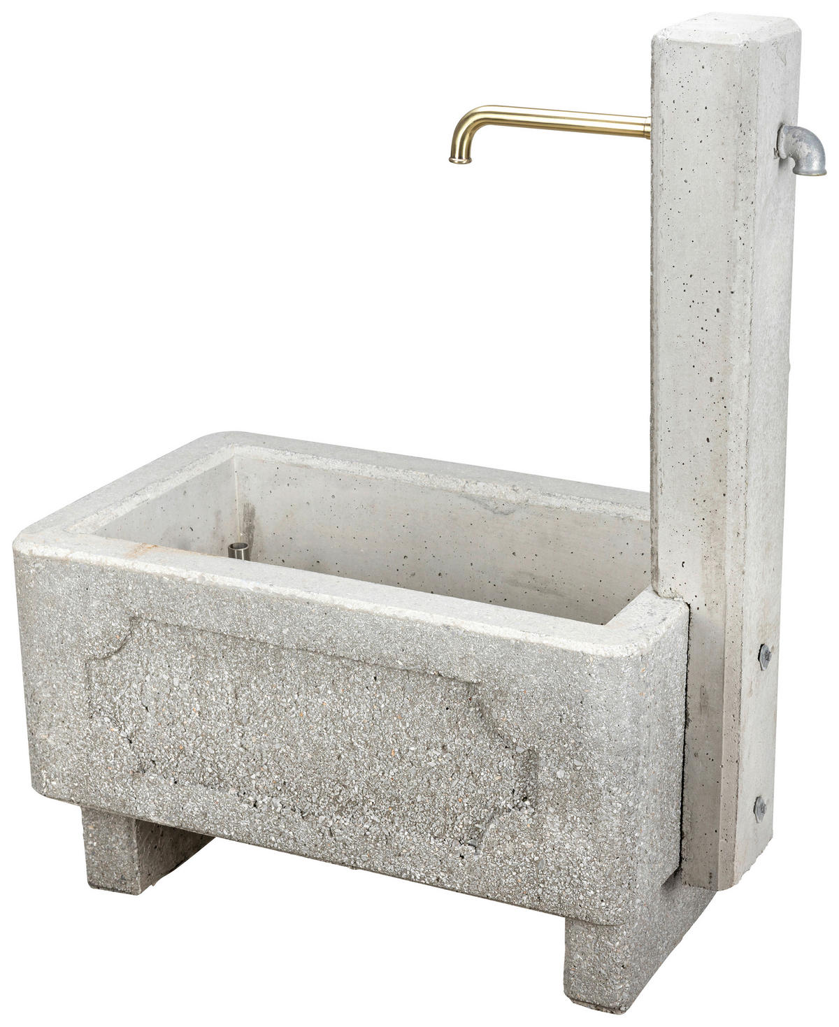 GARTENBRUNNEN - Weiss, Design, Stein (51/114/81cm) - Nouvel