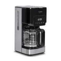 FILTERKAFFEEMASCHINE Taste & Style  - Silberfarben/Schwarz, Basics, Glas (17/32,5/24,5cm) - CASO Design