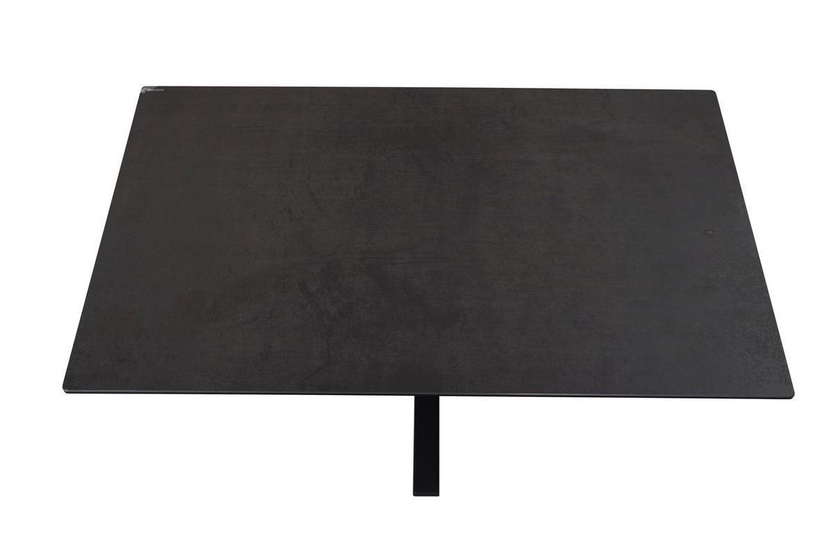 COUCHTISCH ESG 100/60/42 cm rechteckig Schwarz  - Schwarz, Design, Glas/Keramik (100/60/42cm) - Novel