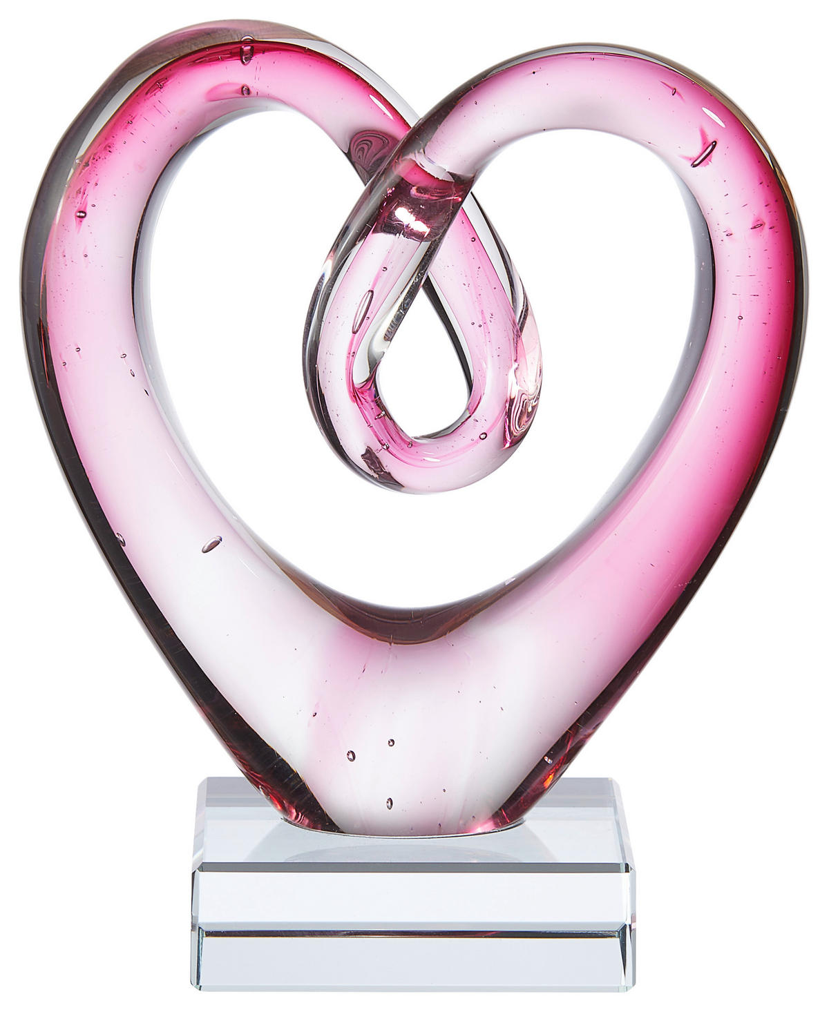 DEKOHERZ  - Pink, KONVENTIONELL, Glas (10,5/13/6cm) - Ambia Home