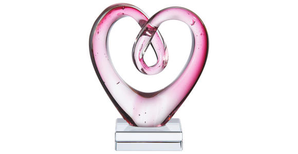 DEKOHERZ  - Pink, KONVENTIONELL, Glas (10,5/13/6cm) - Ambia Home