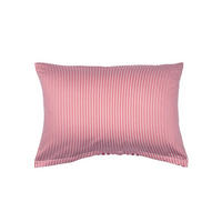 KISSENBEZUG Giorgio 40/60 cm  - Weiß/Dunkelrot, KONVENTIONELL, Textil (40/60cm) - Janine