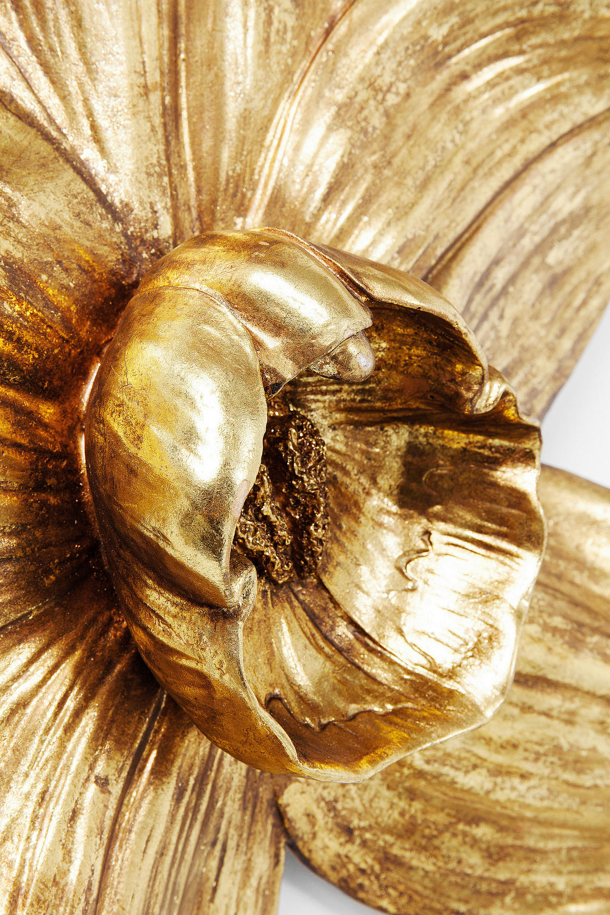 WANDDEKO Kunststoff  - Goldfarben, Design, Kunststoff (40,1/44,3/12cm) - Kare-Design