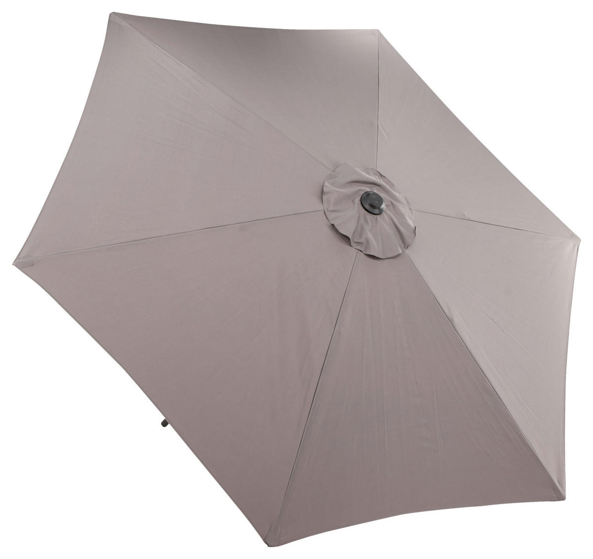 SONNENSCHIRM 300 cm  - Grau, KONVENTIONELL, Textil/Metall (300/300cm) - Gardenson
