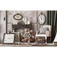 WANDUHR  Grau  - Grau, Basics, Glas/Holz (60/79,5cm) - Ambia Home