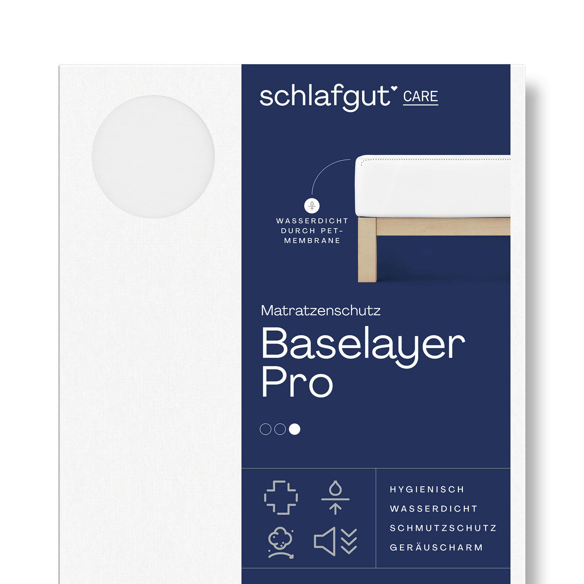 MATRATZENAUFLAGE - Weiß, Basics, Textil (100/200cm) - Schlafgut