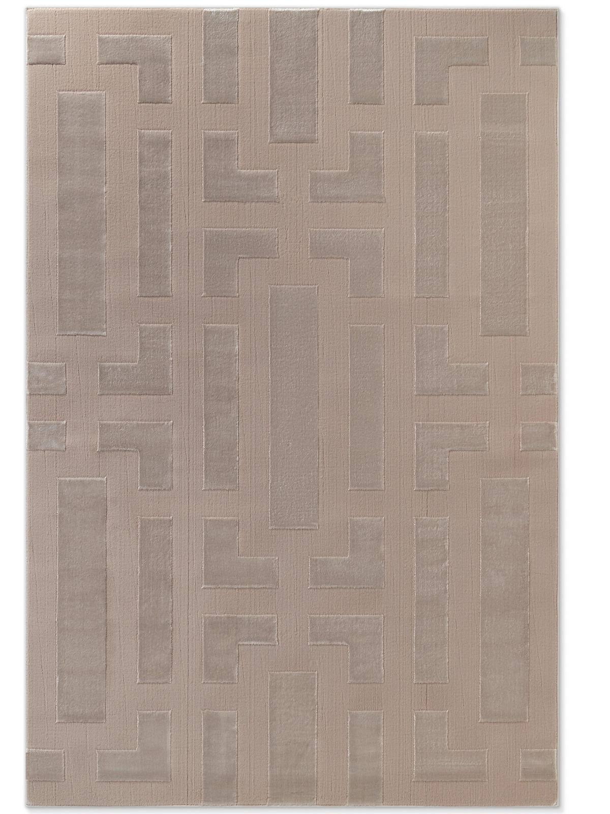 WEBTEPPICH 120/170 cm Perles Creme, Beige  - Beige/Creme, Design, Kunststoff (120/170cm) - Elle Decoration