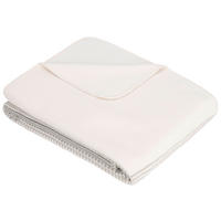 DECKE 2296 Salerno 140/200 cm  - Weiss/Grau, Konventionell, Textil (140/200cm) - Ibena