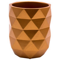 ZAHNPUTZBECHER Kunststoff  - Kupferfarben, Basics, Kunststoff (7,5/9,5/7,5cm) - Sadena