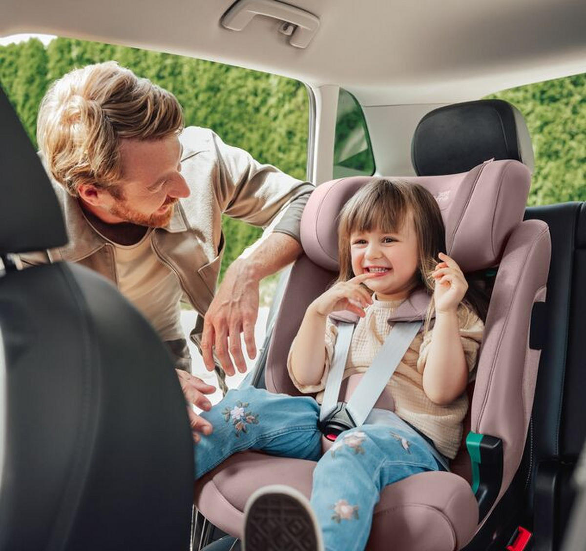 KINDERAUTOSITZ Advansafix Pro  - Altrosa, Basics, Kunststoff/Textil (44/60/48cm) - Britax Römer