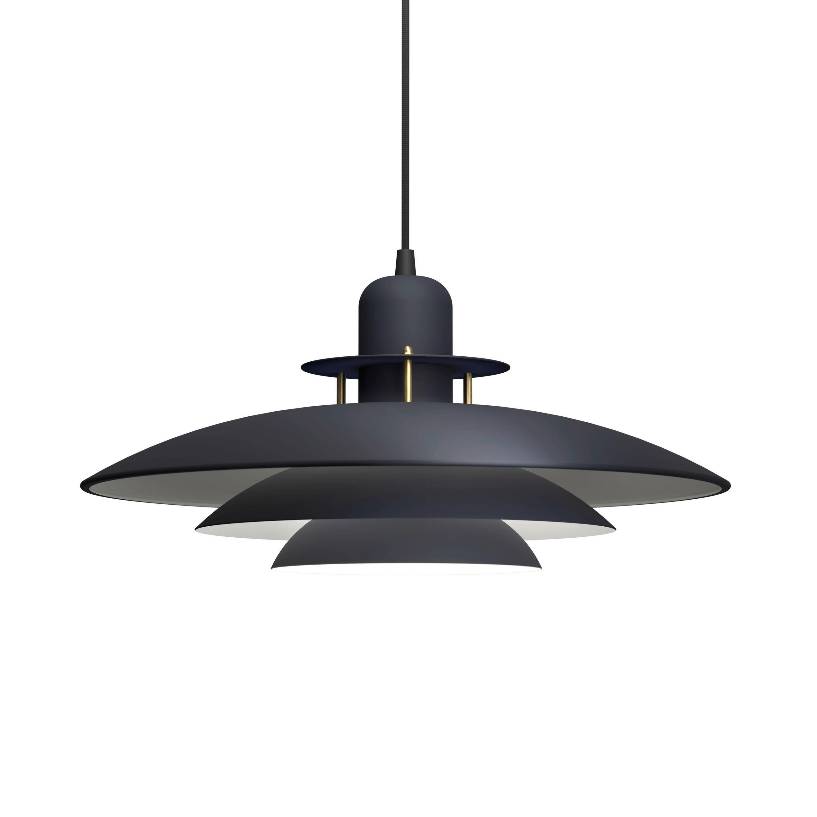 HÄNGELEUCHTE Primus  43/20 cm   - Blau, Design, Metall (43/20cm) - Belid