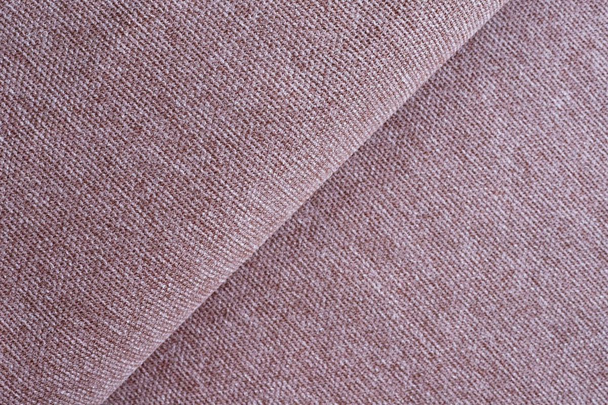 ECKSOFA MANTA in Flachgewebe Altrosa  246/175 cm  - Schwarz/Altrosa, Design, Textil/Metall (246/175cm) - Celina