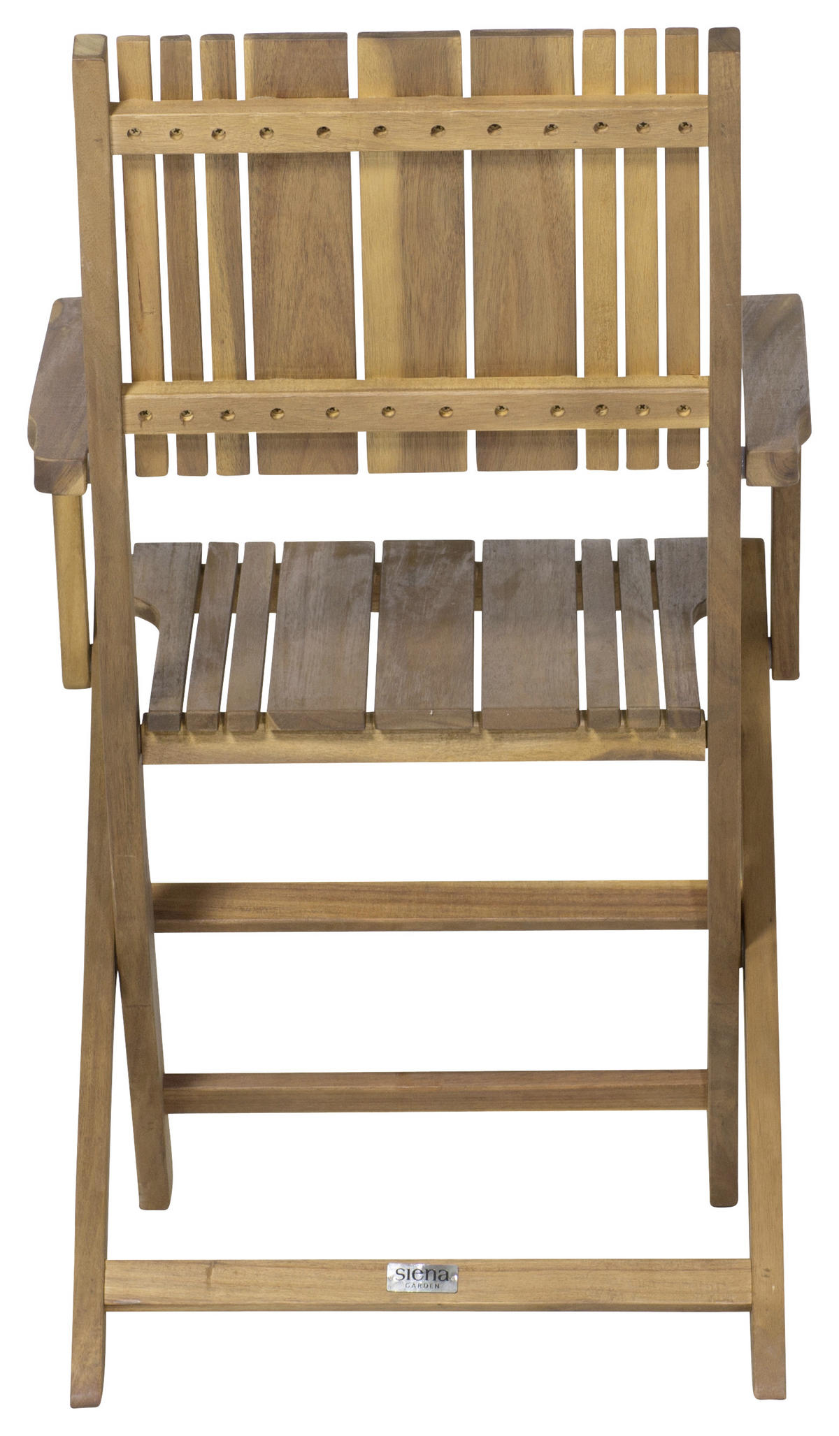 GARTENKLAPPSESSEL Akazie Akaziefarben  - Akaziefarben, KONVENTIONELL, Holz (51/89/55cm) - Siena Garden