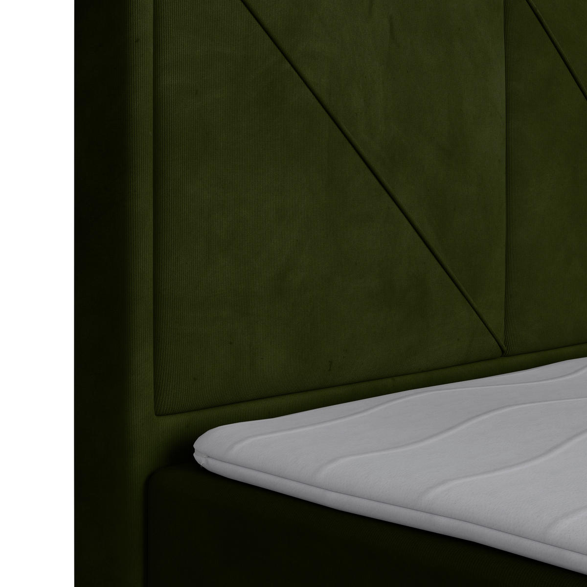BOXSPRINGBETT 140/200 cm  in Grün  - Grün, Modern, Holz/Kunststoff (140/200cm) - MID.YOU