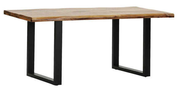 TISCHPLATTE      - Naturfarben, Design, Holz (180/90/5cm) - Landscape