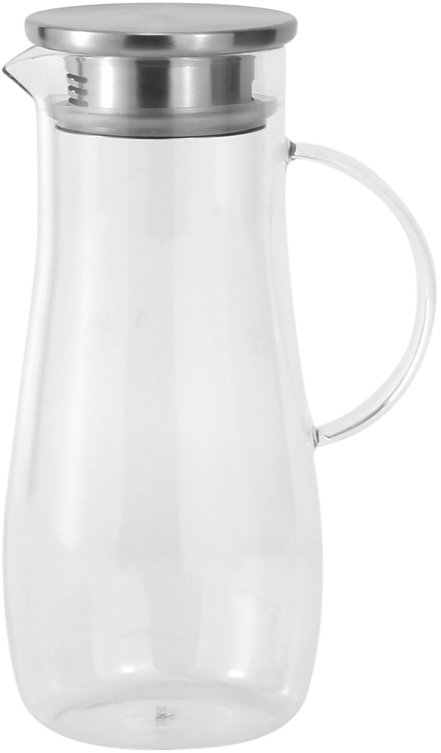 KRUG    - Klar/Edelstahlfarben, Basics, Glas/Kunststoff (14,5/24cm) - Novel