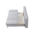 SCHLAFSOFA  in Cord Grau  - Chromfarben/Grau, Design, Textil/Metall (200/85/90cm) - Xora