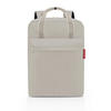 RUCKSACK Allday backpack M herringbone sand  - Beige, Basics, Kunststoff/Textil (30/39/13cm) - Reisenthel