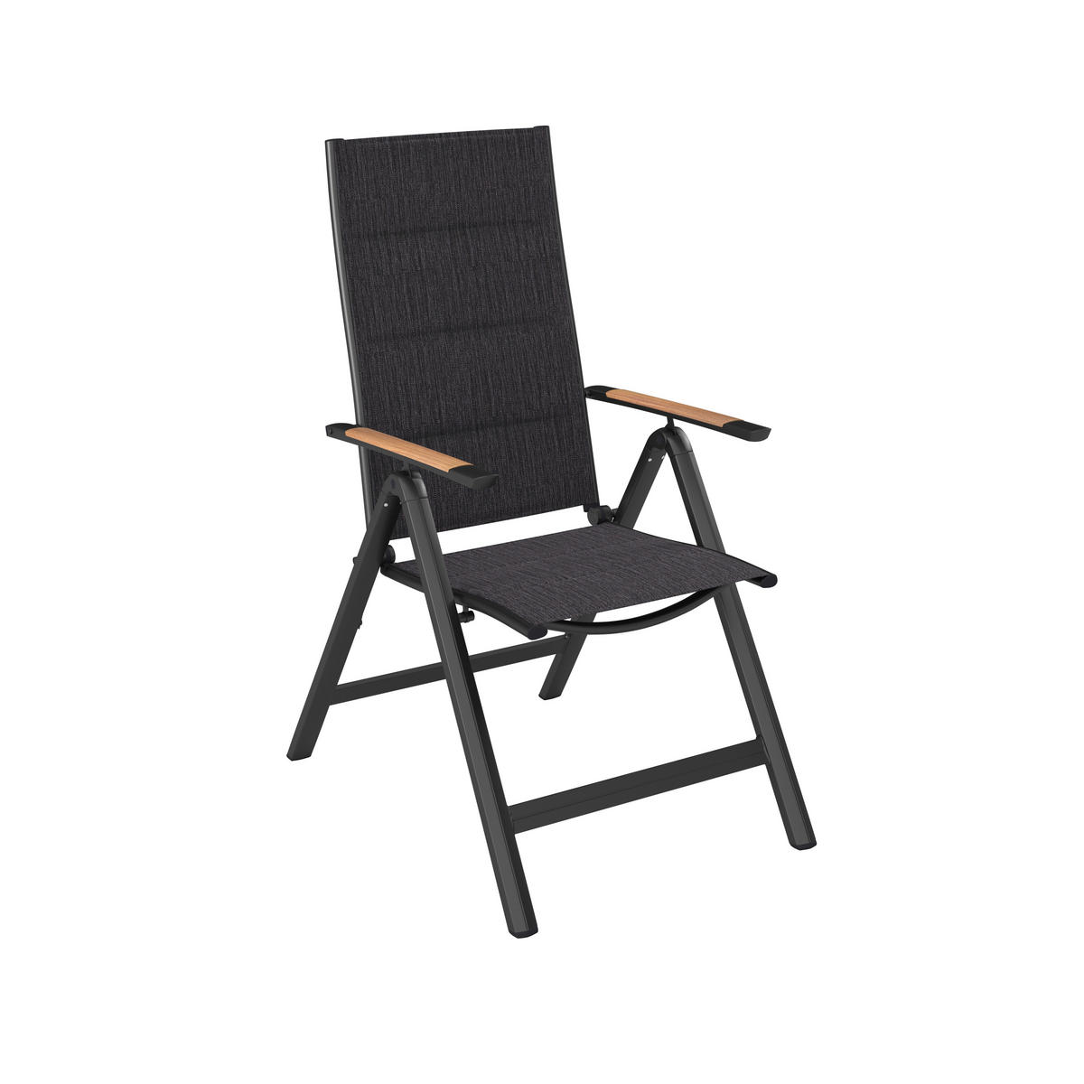 ZAHRADNÍ KŘESLO, kov, textil - tmavě šedá/přírodní barvy, Moderní, kov/textil (57/108/70cm) - Ambia Garden