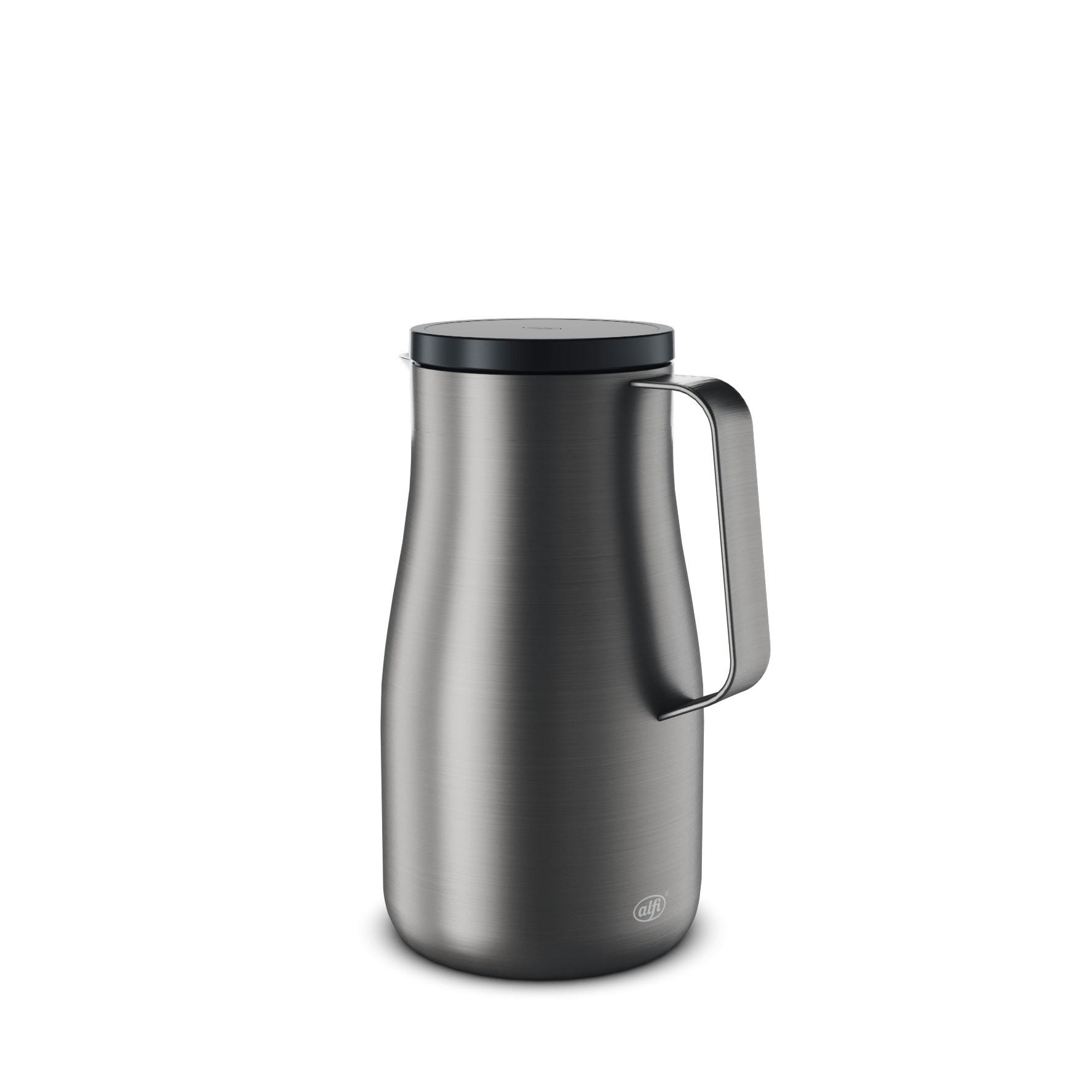 ISOLIERKANNE STUDIO 1 L  - Schwarz, Design, Metall (1l) - Alfi