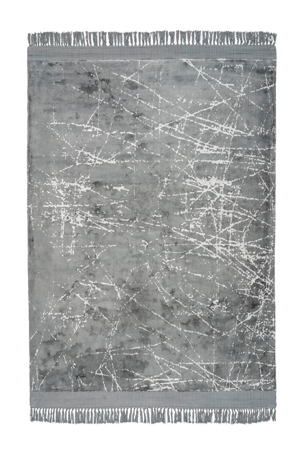 Covor Cu Țesătură Plată  - gri, Basics, textil (120/170cm) - Kayoom