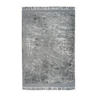 Covor Cu Țesătură Plată  - gri, Basics, textil (120/170cm) - Kayoom