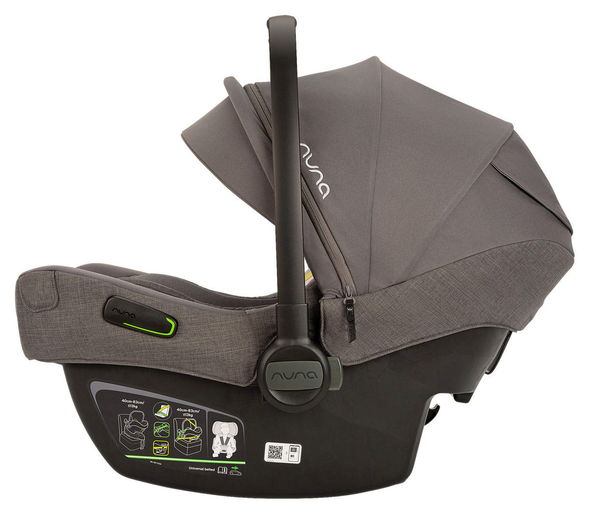 BABYSCHALE PIPA NEXT  - Grau, Basics, Kunststoff/Textil (45/35/60cm) - Nuna
