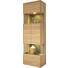 VITRINE Kernbuche massiv Buchefarben - Buchefarben/Silberfarben, Design, Glas/Holz (63/200/40cm) - Musterring VITRINE Kernbuche massiv Buchefarben - Buchefarben/Silberfarben, Design, Glas/Holz (63/200/40cm) - Musterring