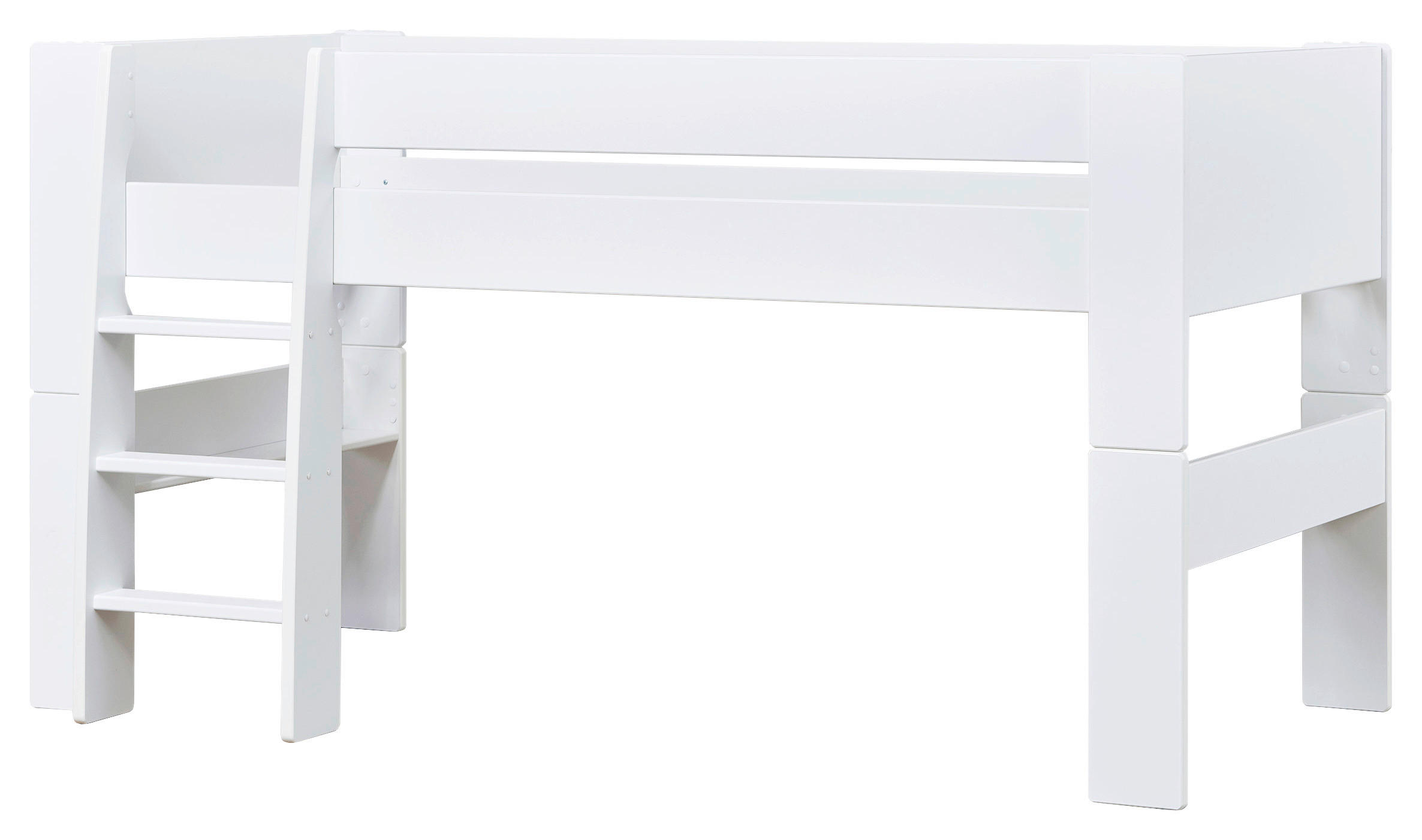 HOCHBETT 90/200 cm - Naturfarben/Weiß, MODERN, Holz/Holzwerkstoff (90/200cm) - MID.YOU