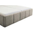 POLSTERBETT 180/200 cm  in Grau  - Schwarz/Grau, Design, Holz/Textil (180/200cm) - Xora