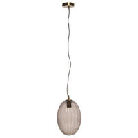 ZÁVĚSNÉ SVÍTIDLO, 23/23/36 cm  - šedá, Basics, kov/sklo (23/23/36cm) - MID.YOU