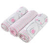 STOFFWINDEL  - Weiss/Pink, Basics, Textil (75/75cm) - My Baby Lou