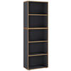 AKTENREGAL 60/183/33 cm  - Honigeiche/Anthrazit, Design, Holzwerkstoff/Kunststoff (60/183/33cm) - MID.YOU