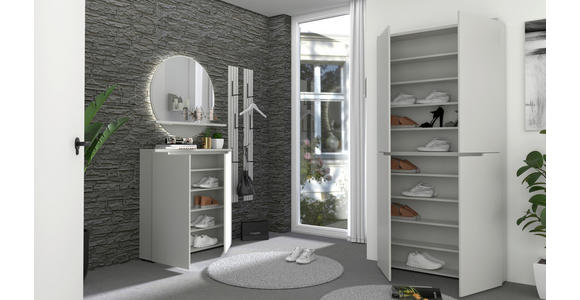 GARDEROBENSCHRANK  in 97/200/22 cm  - Schwarz/Grau, Design, Holzwerkstoff (97/200/22cm) - Xora