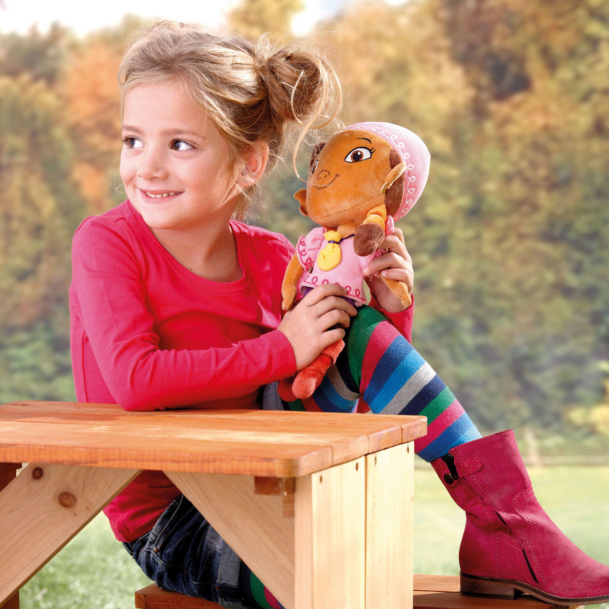 KINDER-GARTENTISCH  - Beige/Braun, KONVENTIONELL, Holz (70/45/40cm) - Ambia Garden