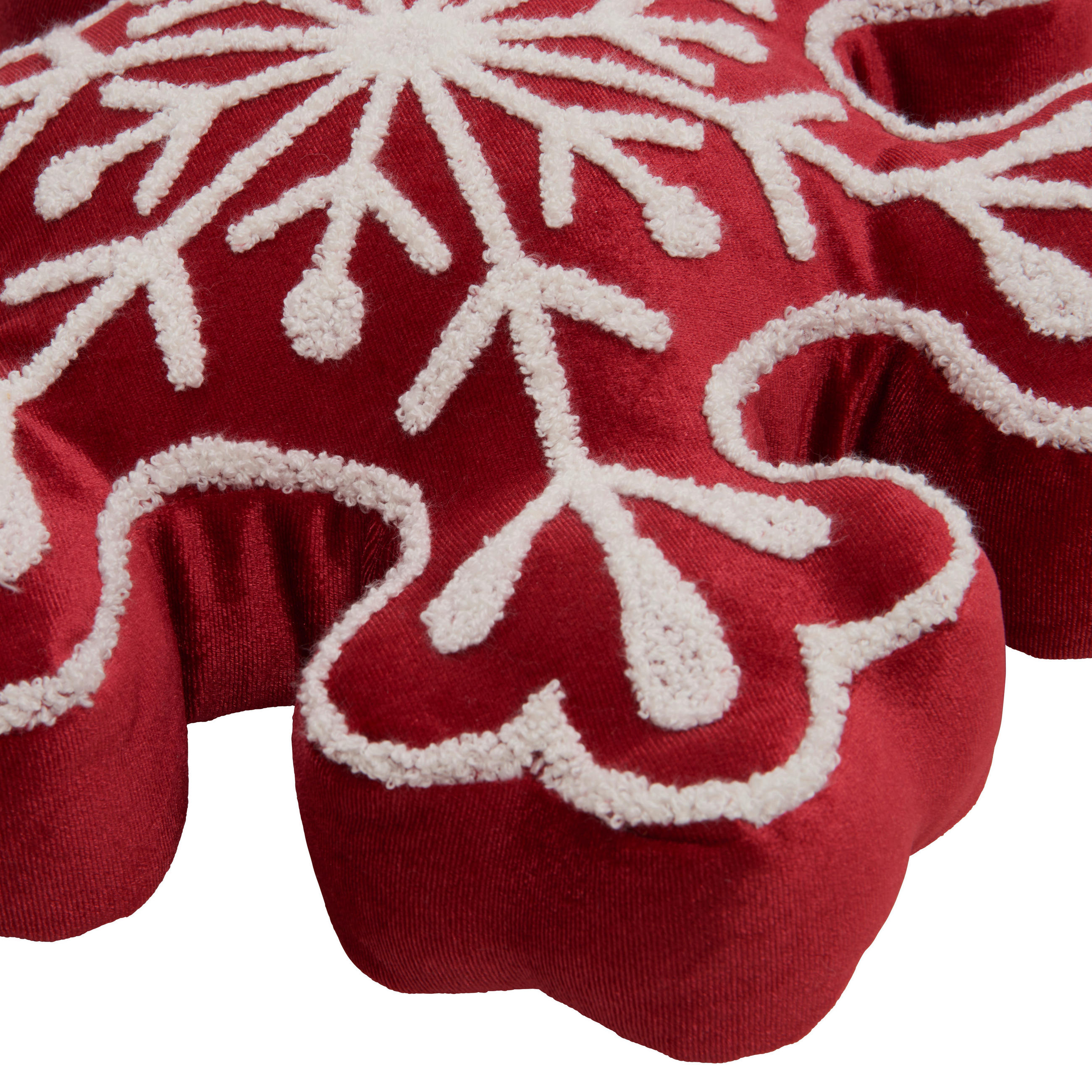 ZIERKISSEN  - Rot, KONVENTIONELL, Textil (43/43/5cm) - X-Mas