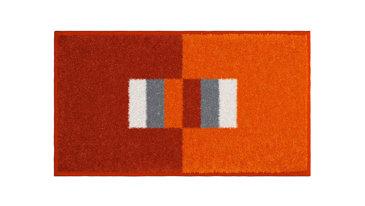 KÚPEĽŇOVÁ PREDLOŽKA, 65/115 cm - oranžová, Basics, textil/plast (65/115cm) - Grund