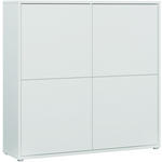 HIGHBOARD  124,5/121,5/34,9 cm  - Hellgrau/Grau, MODERN, Holzwerkstoff/Kunststoff (124,5/121,5/34,9cm) - Carryhome