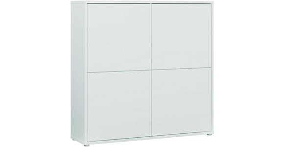 HIGHBOARD  124,5/121,5/34,9 cm  - Hellgrau/Grau, MODERN, Holzwerkstoff/Kunststoff (124,5/121,5/34,9cm) - Carryhome