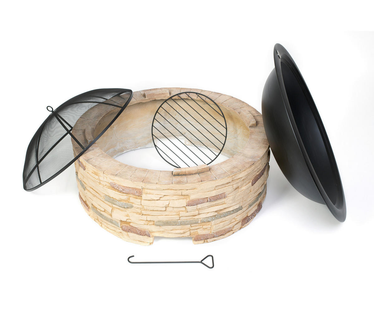 GRILOVACÍ MÍSA - hnědá, Konvenční, kov (90/51/90cm)