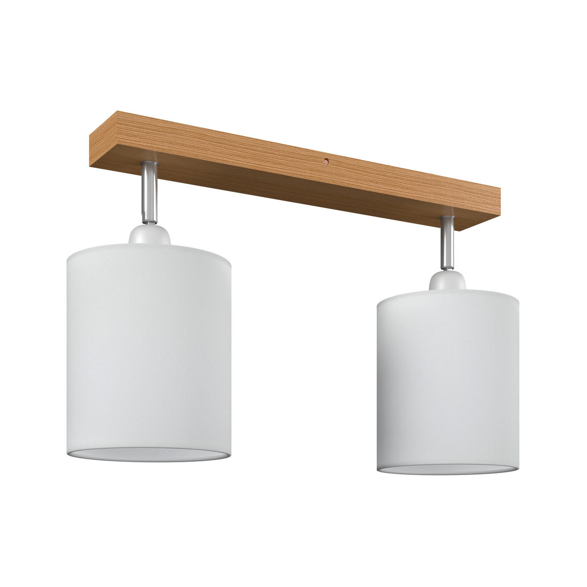 STRAHLER Sofia 66/38/25 cm  - Weiß, Natur, Holz/Textil (66/38/25cm) - Marama