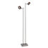 LED-STEHLEUCHTE - Chromfarben/Eichefarben, KONVENTIONELL, Holz/Metall (41/140cm) LED-STEHLEUCHTE - Chromfarben/Eichefarben, KONVENTIONELL, Holz/Metall (41/140cm)