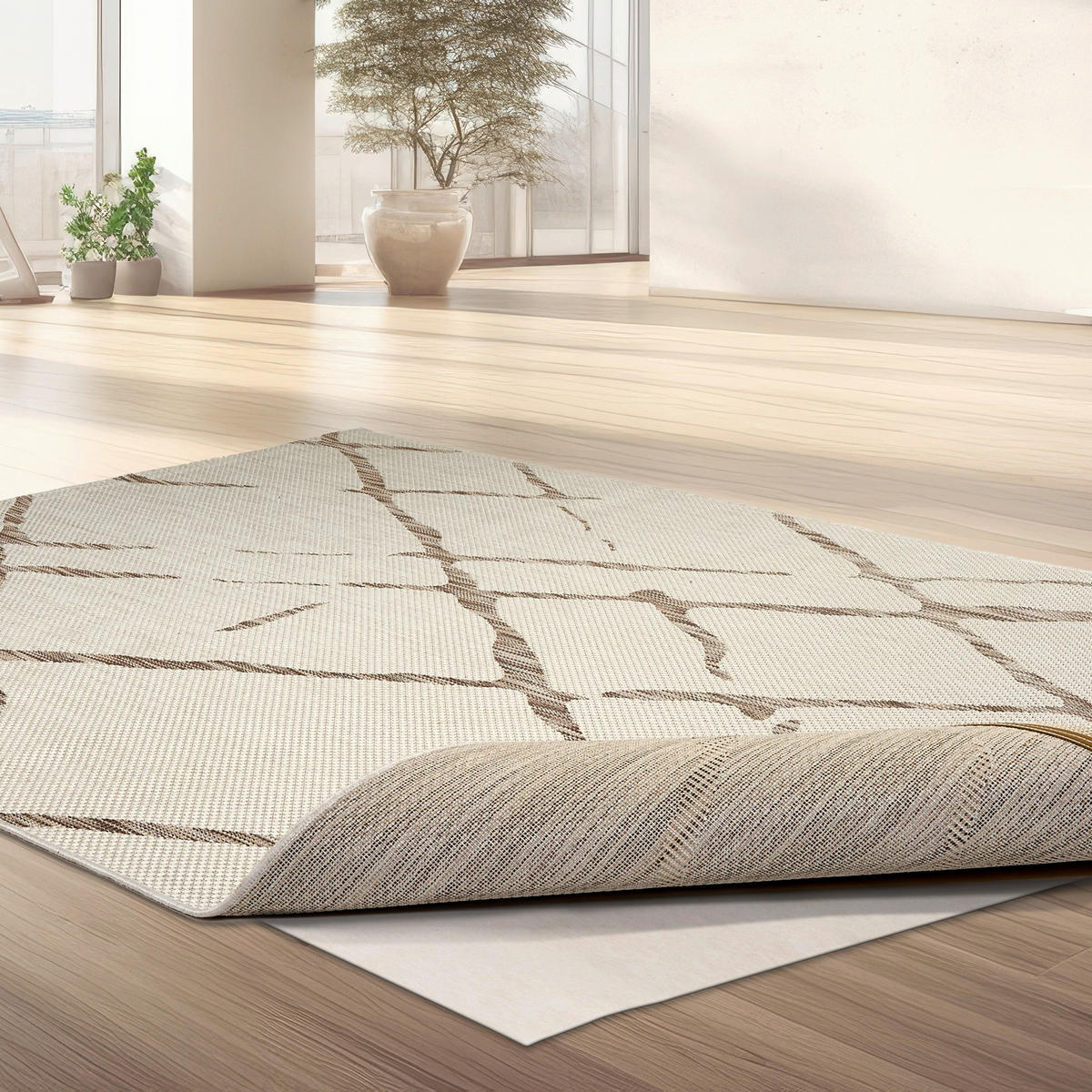 WEBTEPPICH 160/230 cm Sydney Beige rechteckig  - Beige, Basics, Kunststoff (160/230cm) - Astra