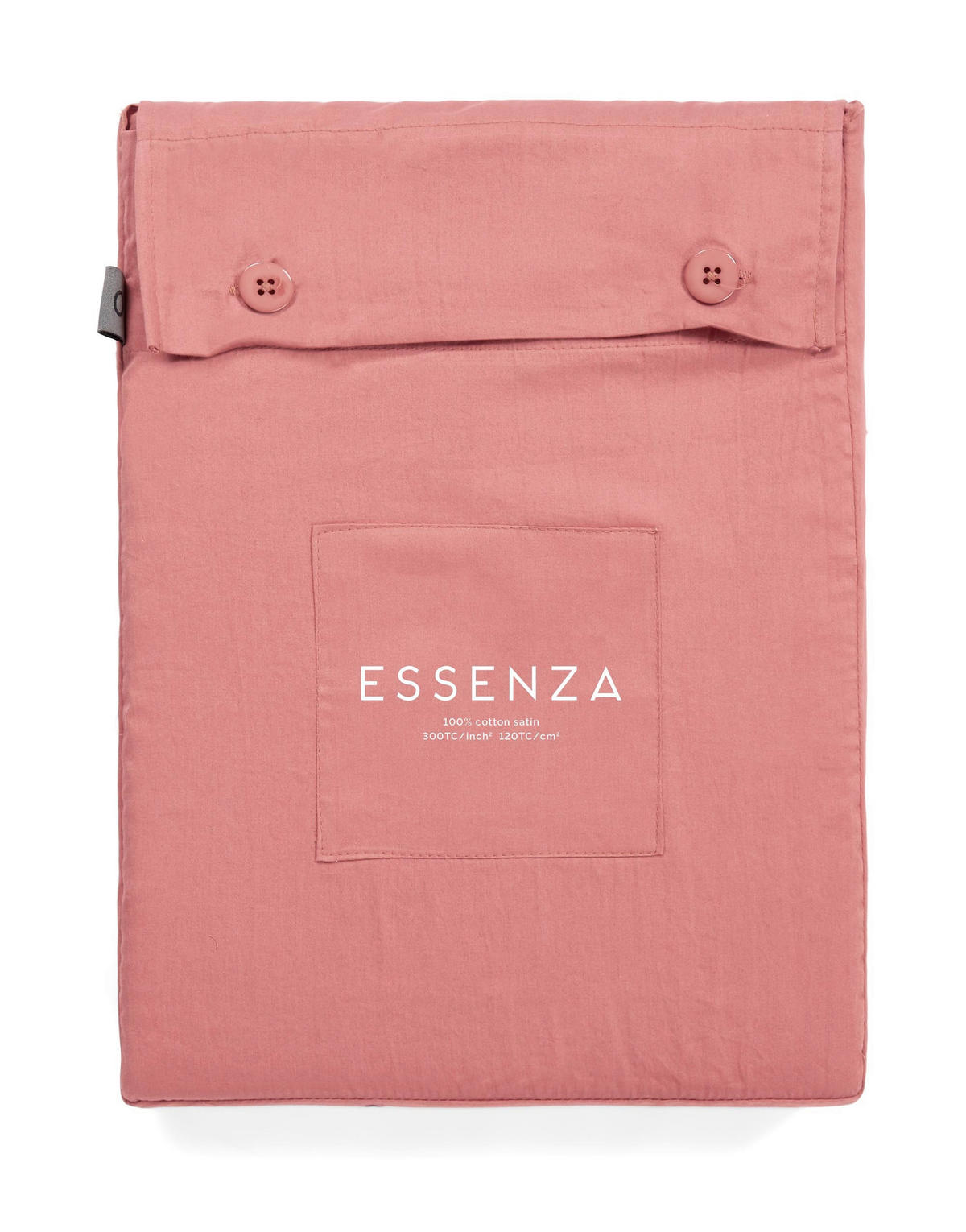 BETTWÄSCHE Satin 200/200 cm  - Rosa, Basics, Textil (200/200cm) - Essenza